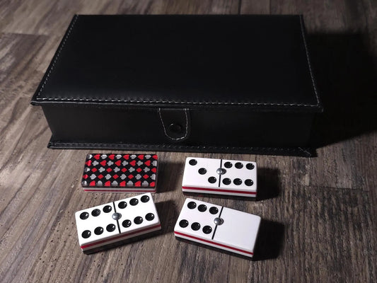 Poker Red Deluxe Domino Jumbo size