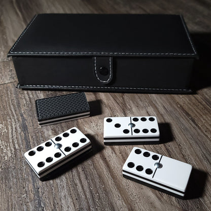Deluxe Black Dominoes , Jumbo Size