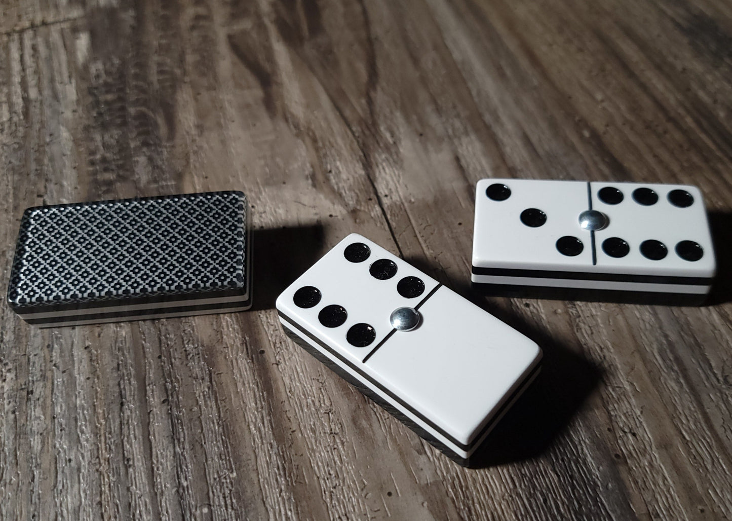 Deluxe Black Dominoes , Jumbo Size