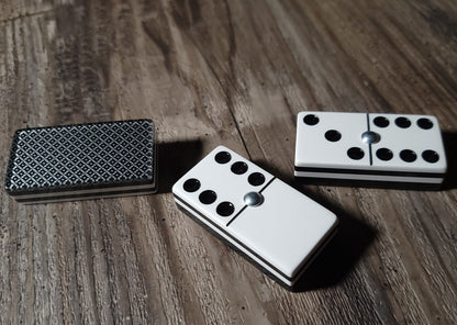 Deluxe Black Dominoes , Jumbo Size