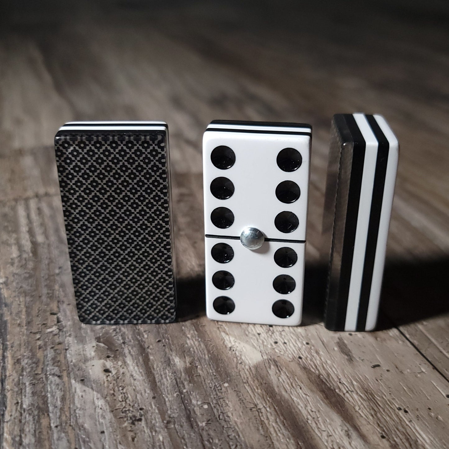 Deluxe Black Dominoes , Jumbo Size