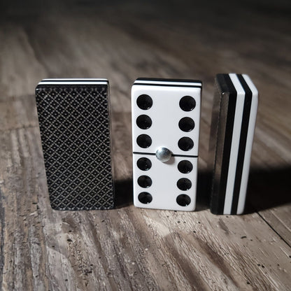 Deluxe Black Dominoes , Jumbo Size