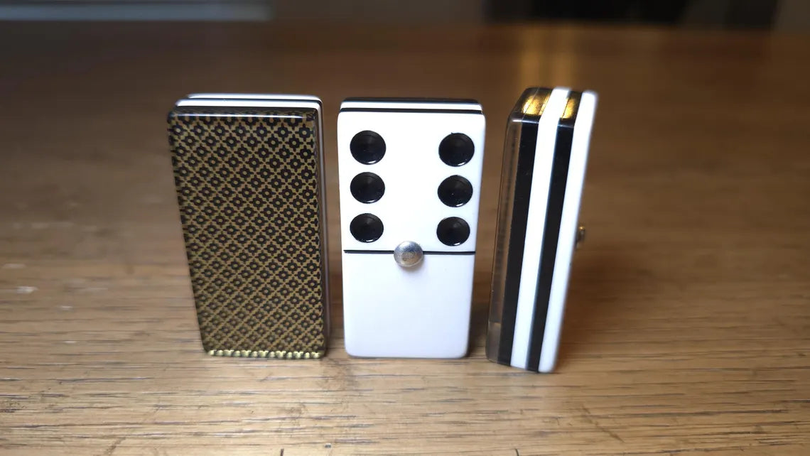 Deluxe Golden Dominoes , Jumbo Size