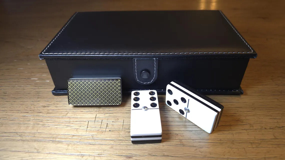 Deluxe Golden Dominoes , Jumbo Size