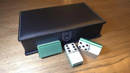 Deluxe Green Dominoes Jumbo Size