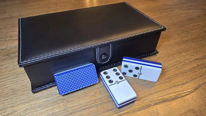 Deluxe Blue Dominoes Jumbo Size