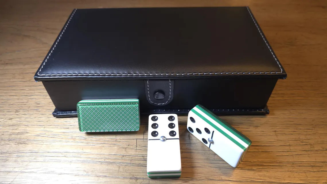 Deluxe Green Dominoes Jumbo Size