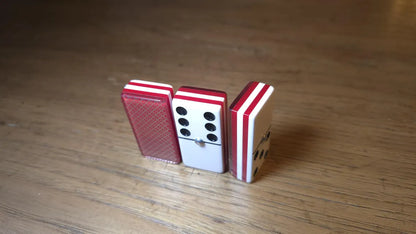 Deluxe Red Dominoes Jumbo Size