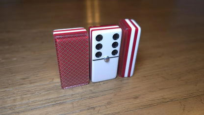 Deluxe Red Dominoes Jumbo Size