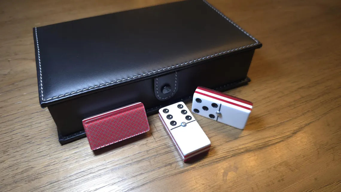 Deluxe Red Dominoes Jumbo Size