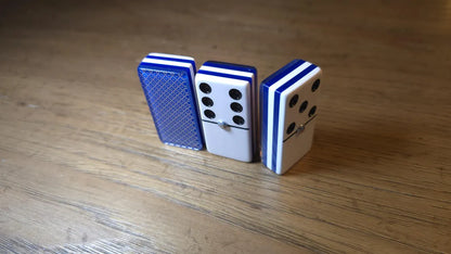 Deluxe Blue Dominoes Jumbo Size