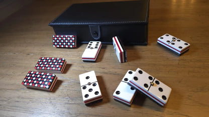 Deluxe Poker Red Domino Jumbo Size