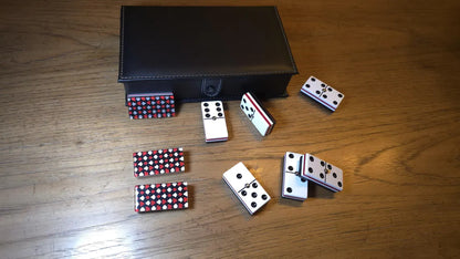 Deluxe Poker Red Domino Jumbo Size