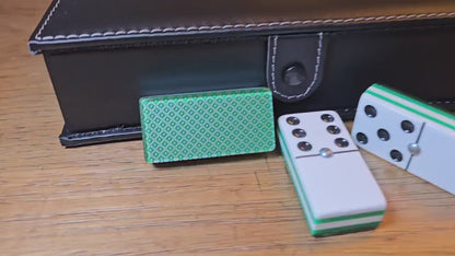 Deluxe Green Dominoes Jumbo Size